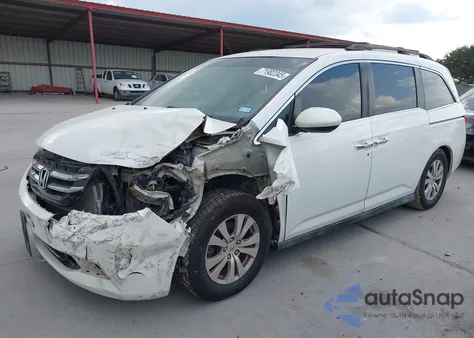 2014 Honda Odyssey Ex z USA, uszkodzony, nr VIN 5FNRL5H45EB131100